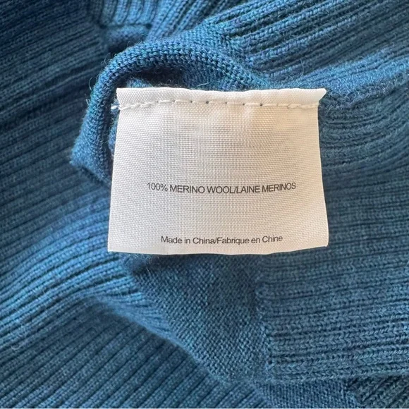 Tory Burch Merino Wool Cardigan – Winter Teal 💙✨ - Picture 6 of 12